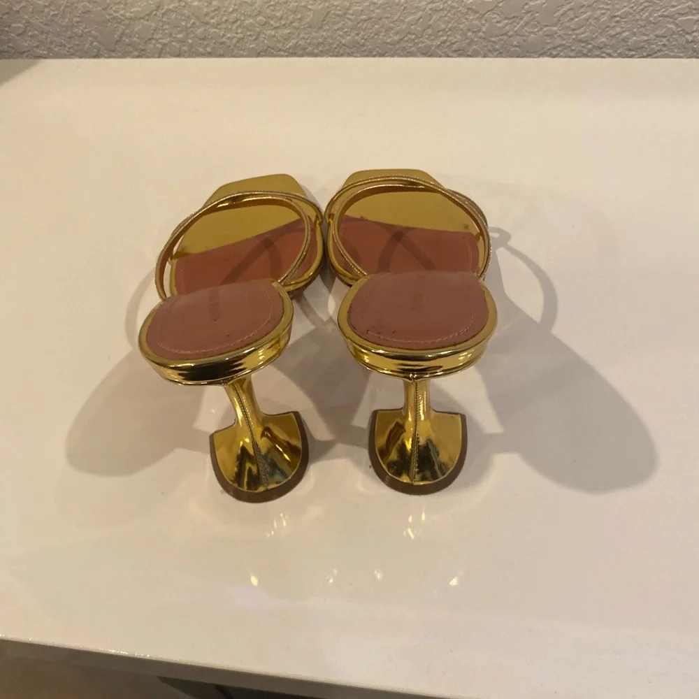 Amina Muaddi
Henson 70 metallic leather mules - Picture 5 of 10